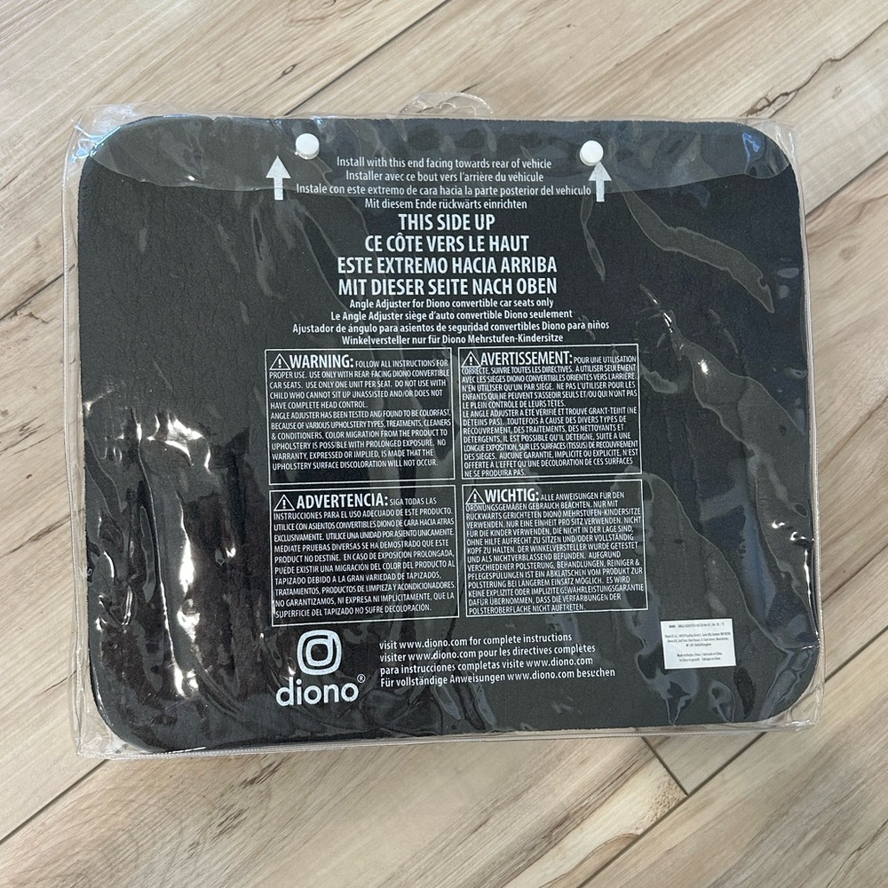 Diono Angle Adjuster Car Seat Leveler, for more legroom Rear-Facing